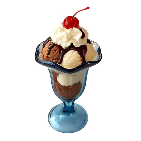 Vintage Anchor Hocking Ice Cream Sundae‎ Glass - Picture 3 of 5